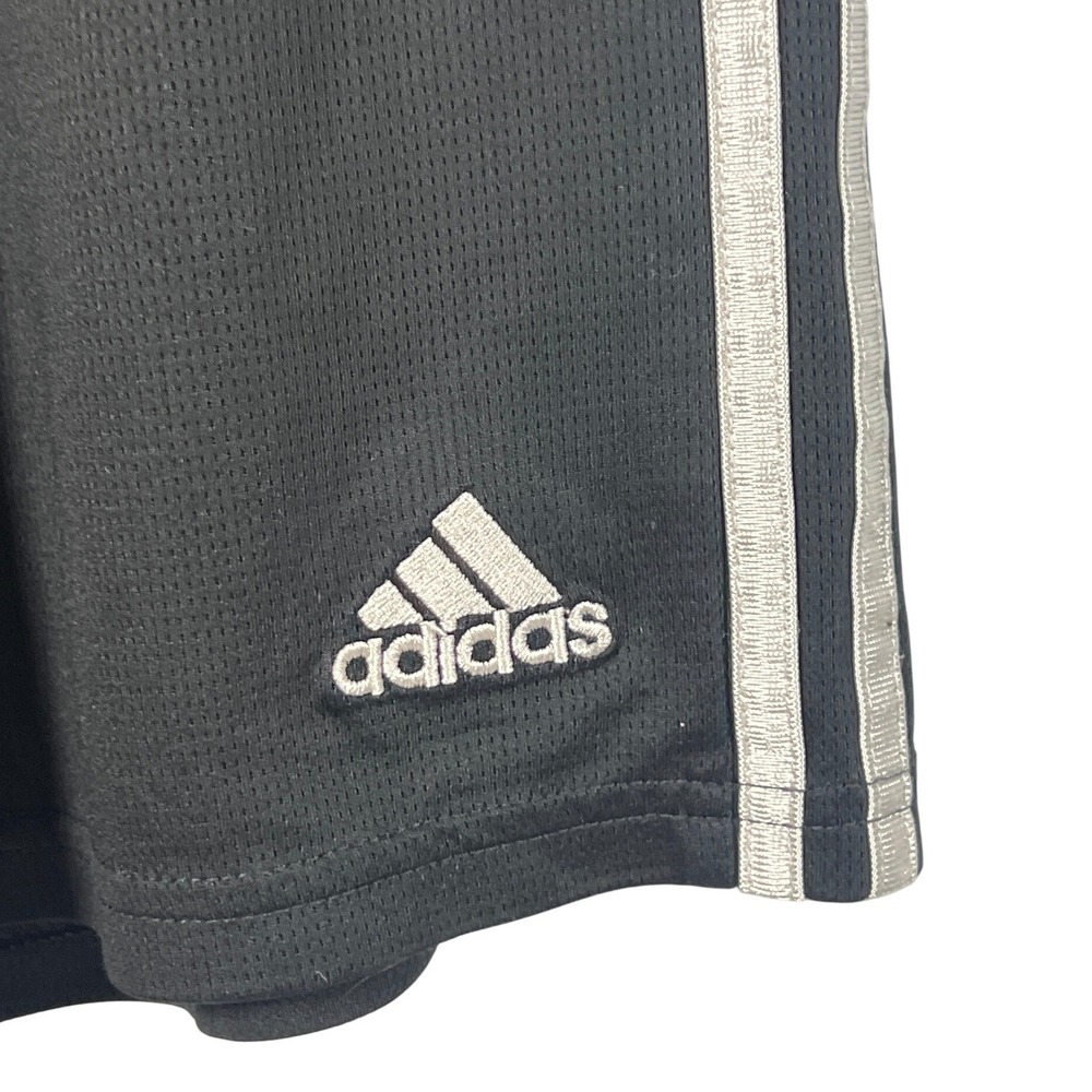 Adidas‎ Kids Classic Black White Pull On Sporty Athletic Shorts Boys Medium - Picture 2 of 4